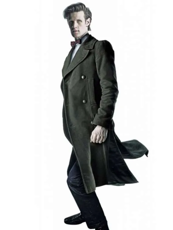 11th Doctor Costume Coat | Doctor Who Matt Smith Trench Coat