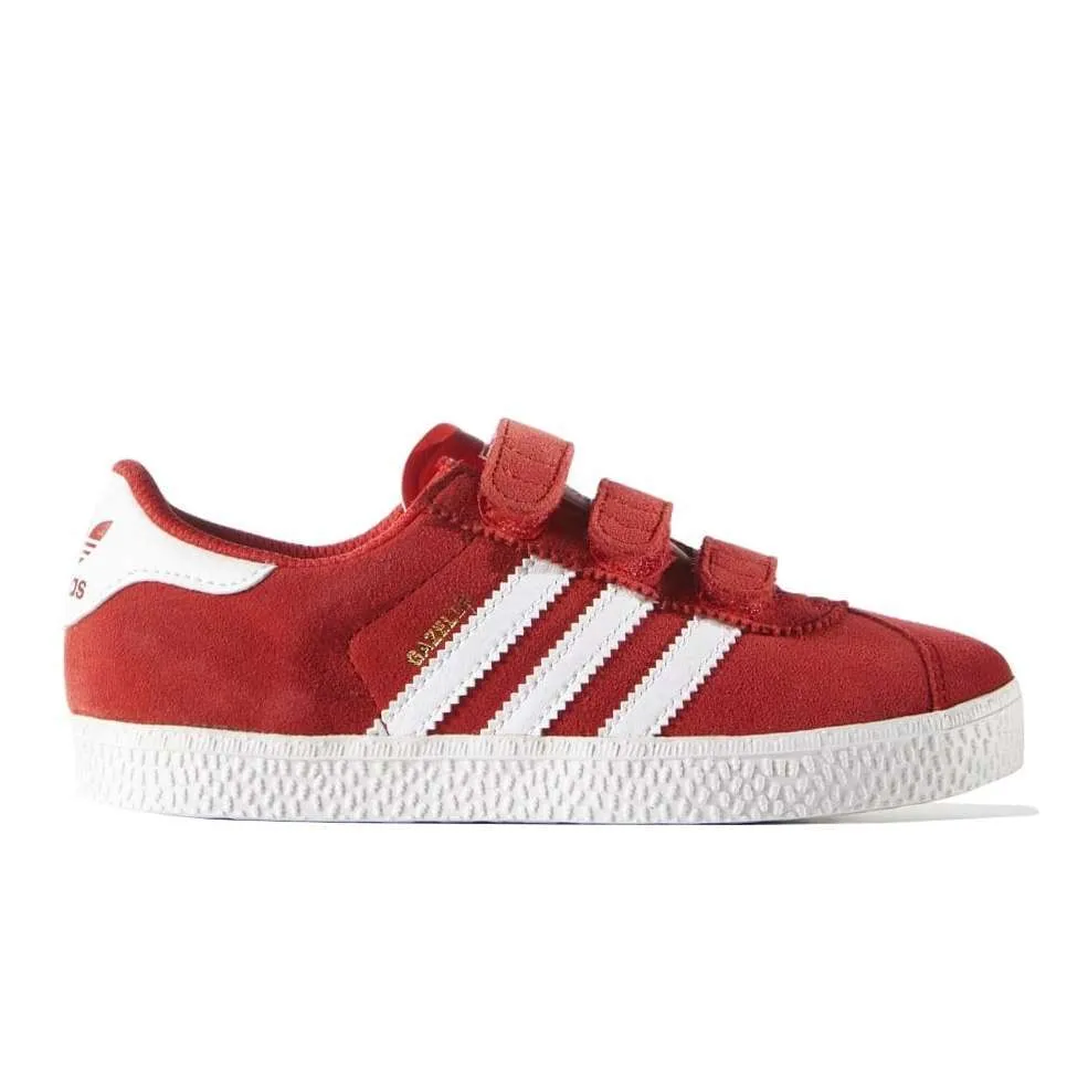 adidas Original PS Kids Gazelle Shoes – Lush Red