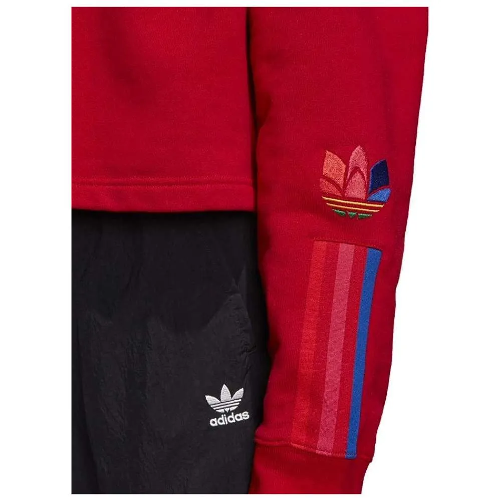 adidas Originals Women’s Adicolor 3D Trefoil Cropped Hoodie