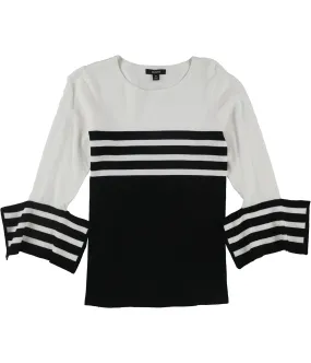 Alfani Womens Colorblock Stripe Pullover Sweater