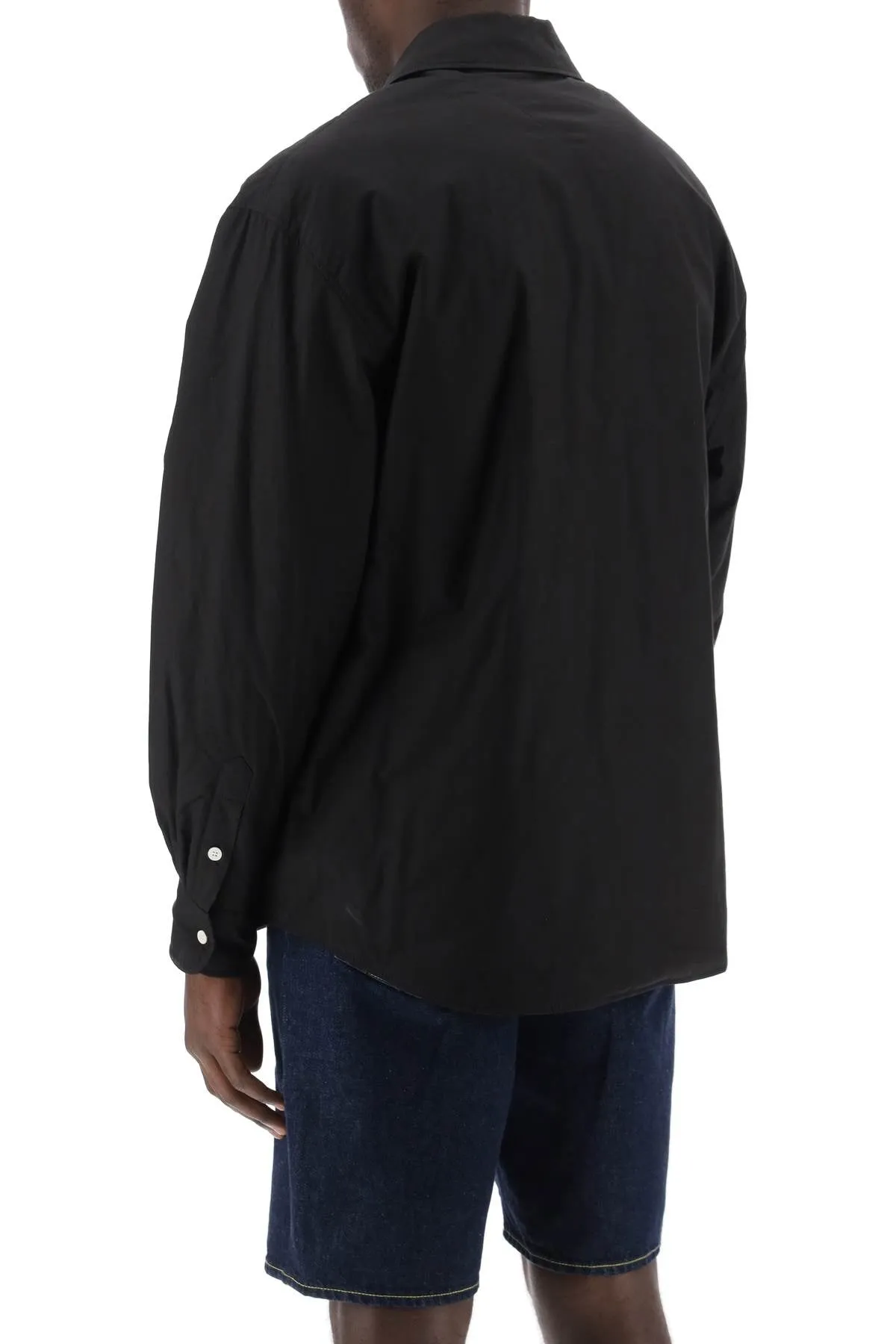 Black Kenzo Padded Overshirt FE58CH5259LH - Shop Now