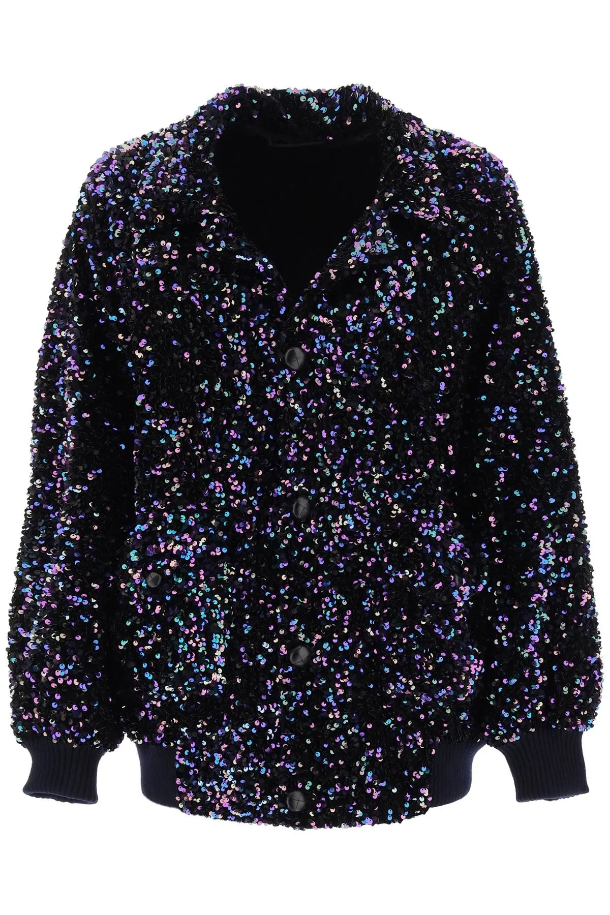 Blaze Milano Aileen Chabo Sequined Bomber Jacket BGS01 AIL Black