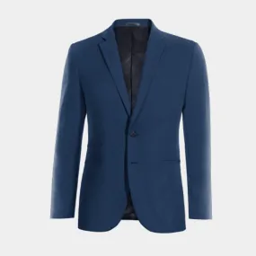  Blazer azul cobalto de entretiempo