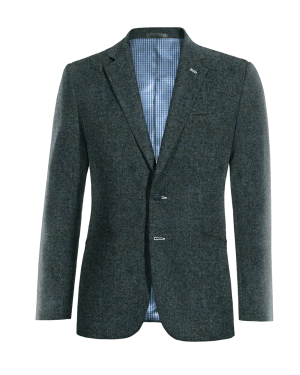  Blazer azul de donegal tweed edición limitada