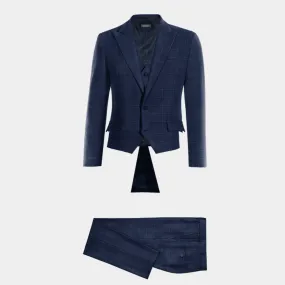 Blue custom frock coat