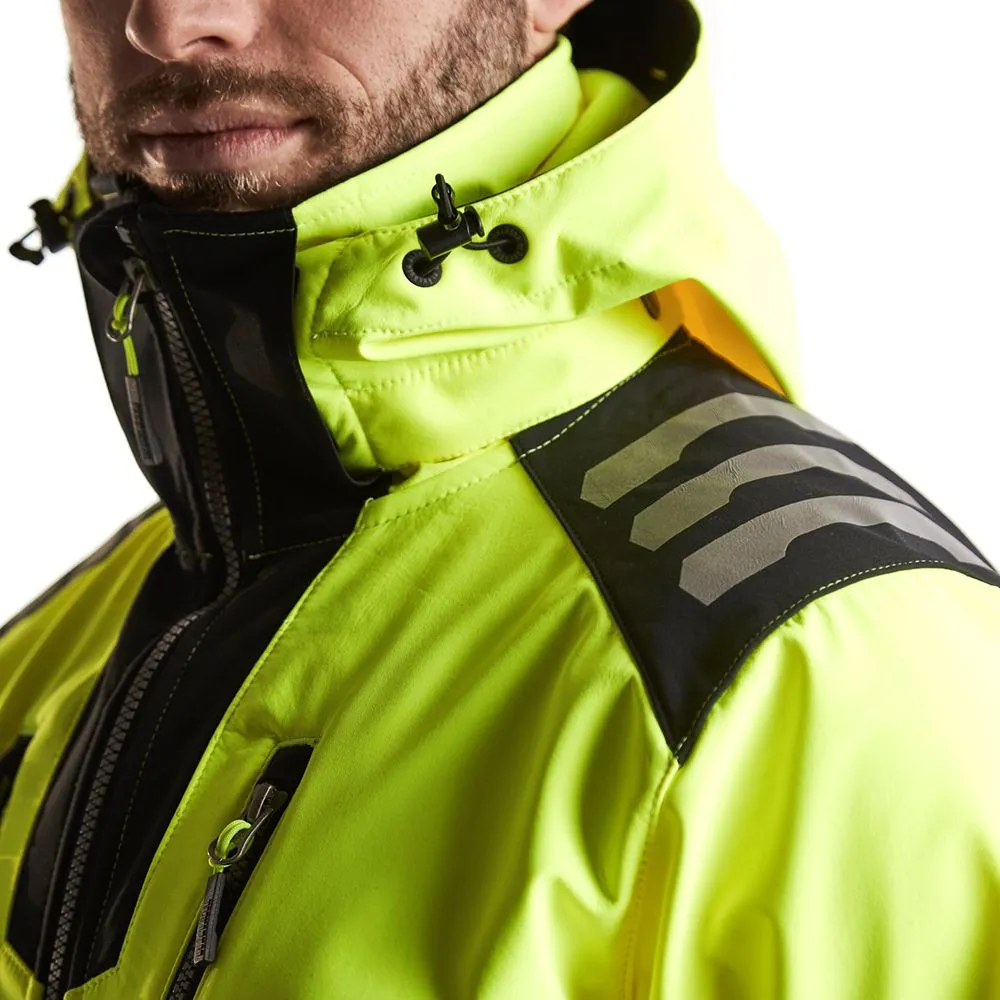 Blåkläder 4491-2513 Softshell jacket - Vis Yellow / Black