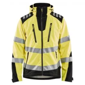 Blåkläder 4491-2513 Softshell jacket - Vis Yellow / Black