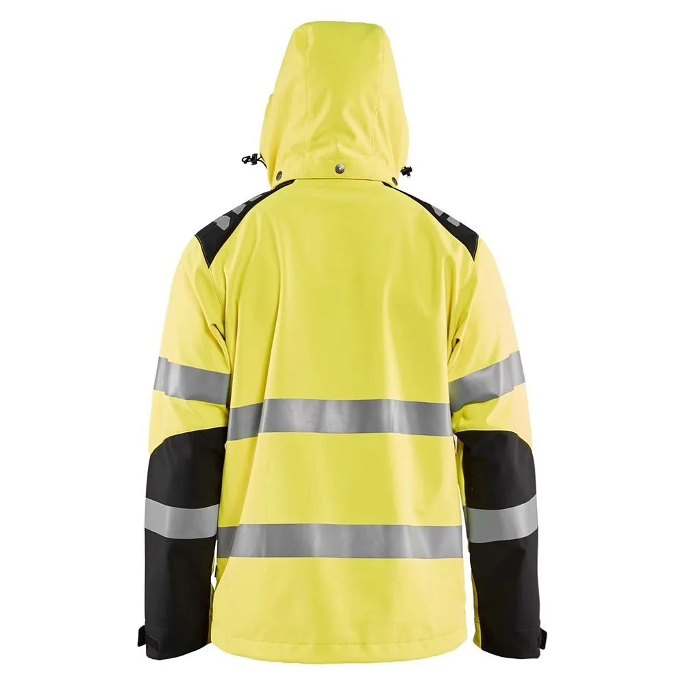 Blåkläder 4491-2513 Softshell jacket - Vis Yellow / Black