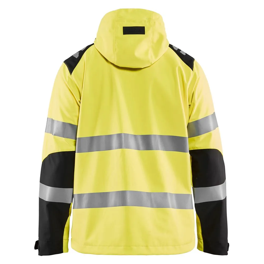 Blåkläder 4491-2513 Softshell jacket - Vis Yellow / Black