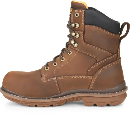 Carolina Mens Dormite CA8558 8”inch Comp Toe Waterproof Work Boot- Brown Oiled Leather