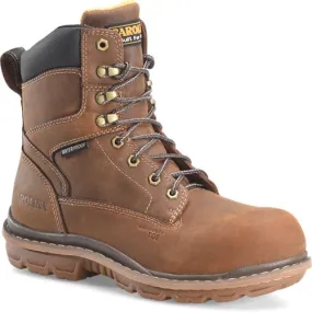 Carolina Mens Dormite CA8558 8”inch Comp Toe Waterproof Work Boot- Brown Oiled Leather