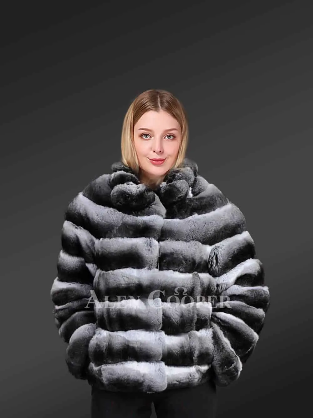 Chinchilla coat for women