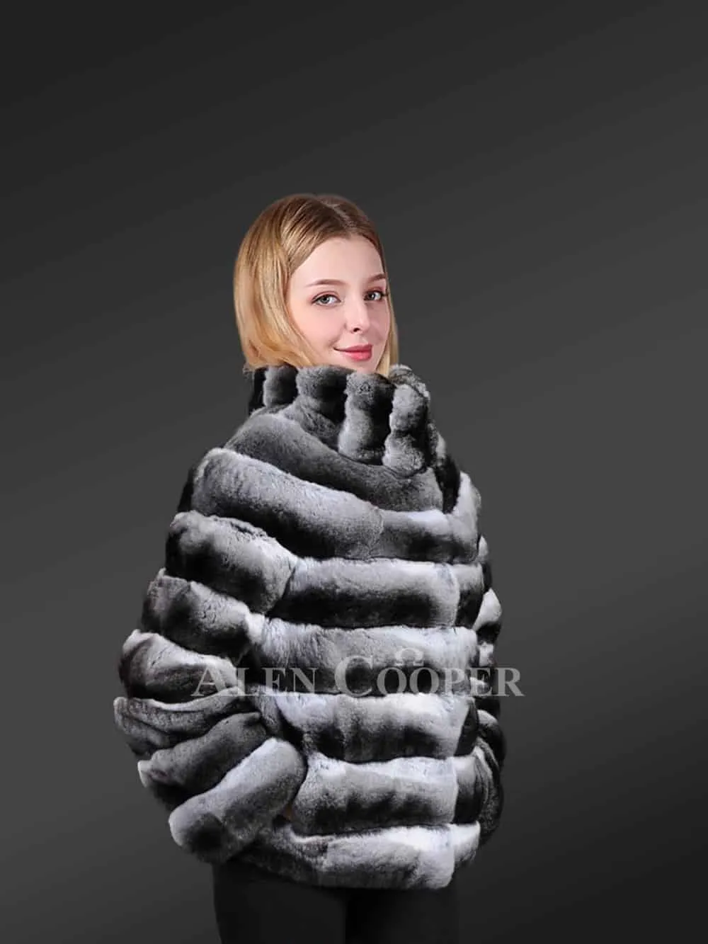 Chinchilla coat for women