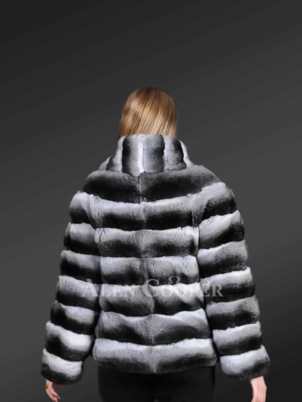 Chinchilla coat for women