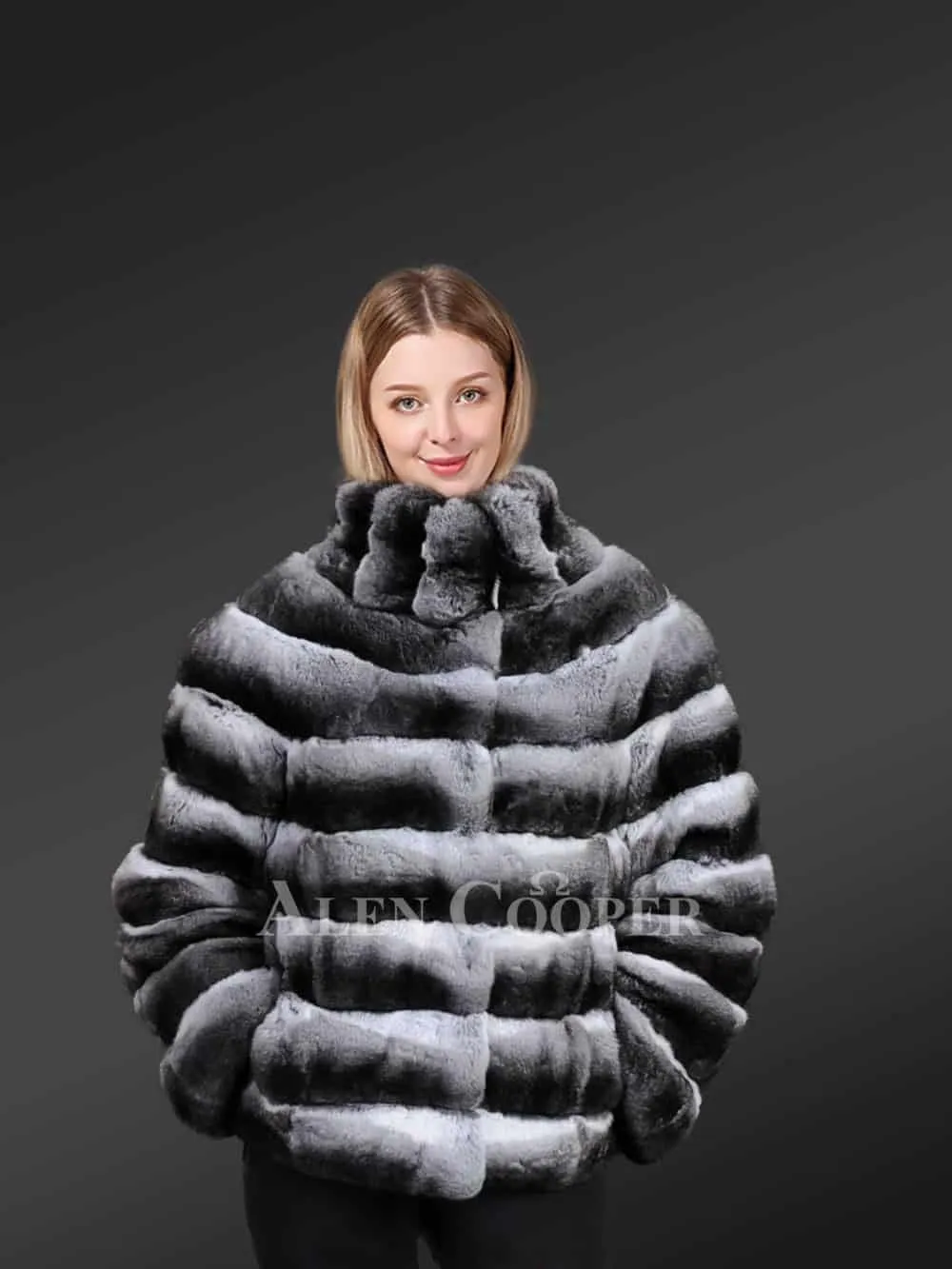 Chinchilla coat for women