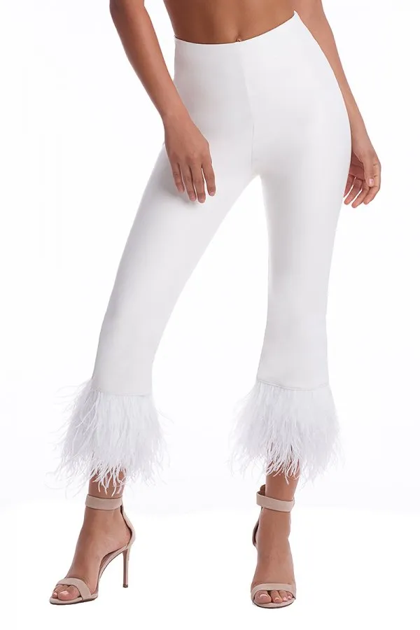 Commando Faux Leather Feather Leggings