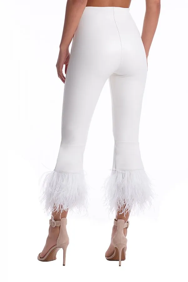 Commando Faux Leather Feather Leggings