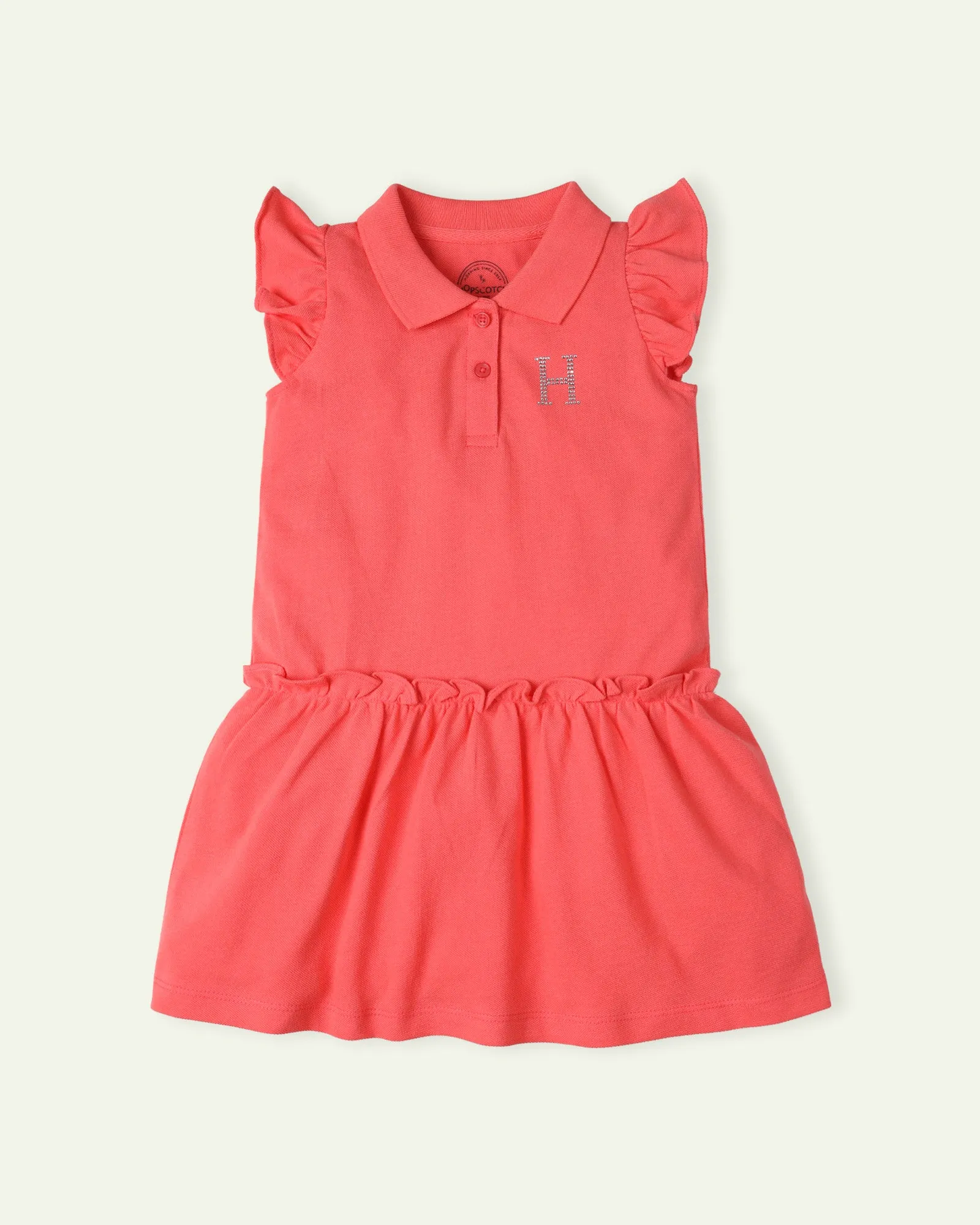 Coral Polo Dress