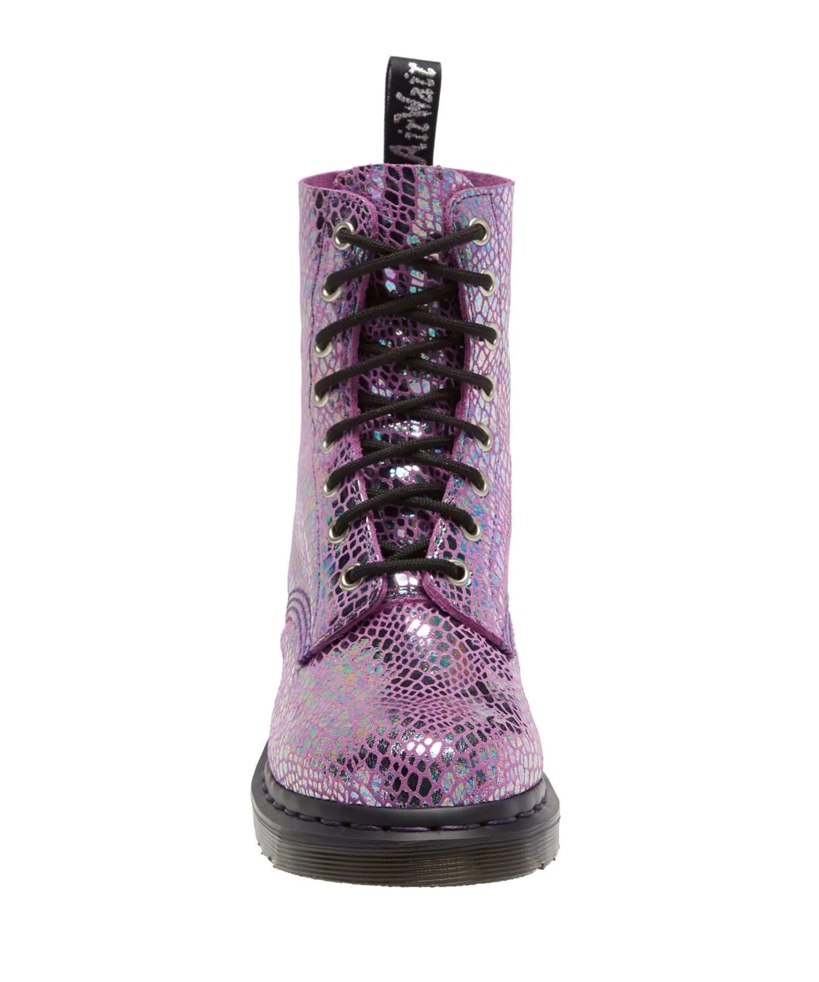 Dr. Martens 1460 Pascal Snake Metallic Suede Boots (Purple)