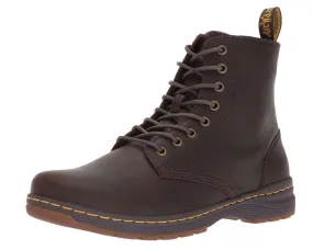 Dr. Martens Men’s Monty Combat Boots (Dark Brown)