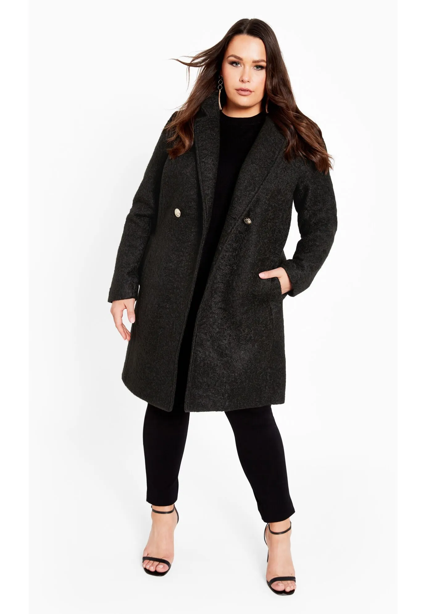 Estelle Double Button Collared Coat