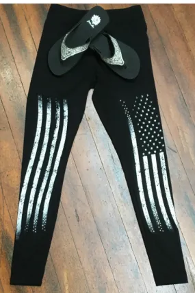 Freedom Flag Vocal Leggings