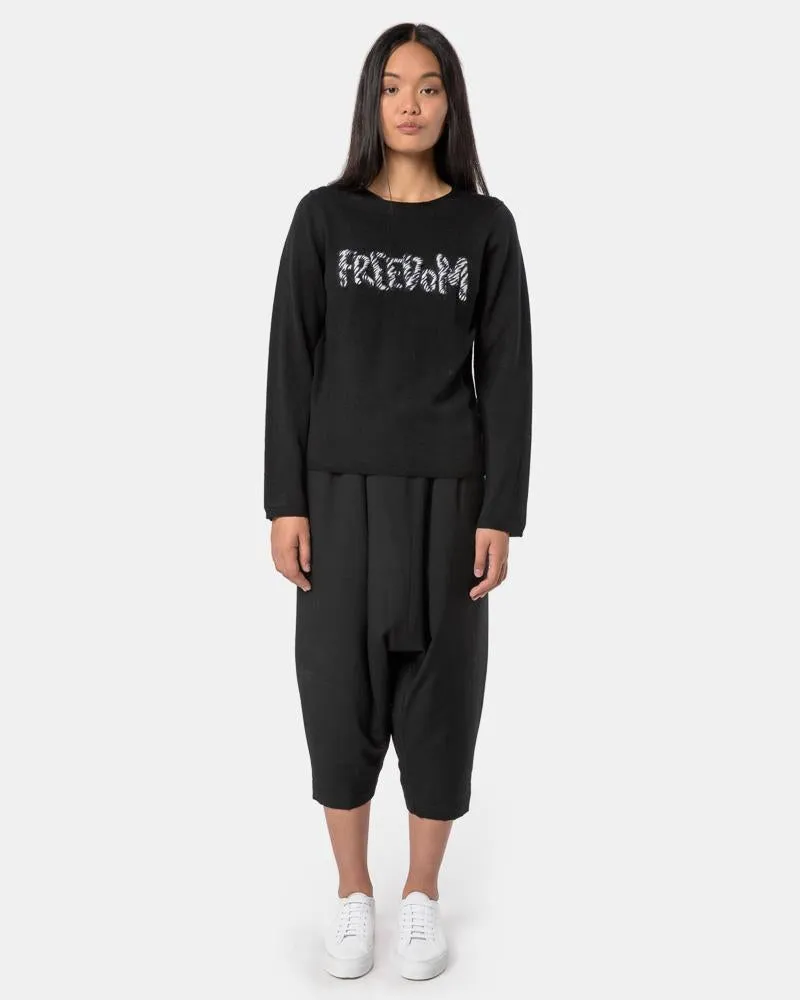 Freedom Sweater in Black