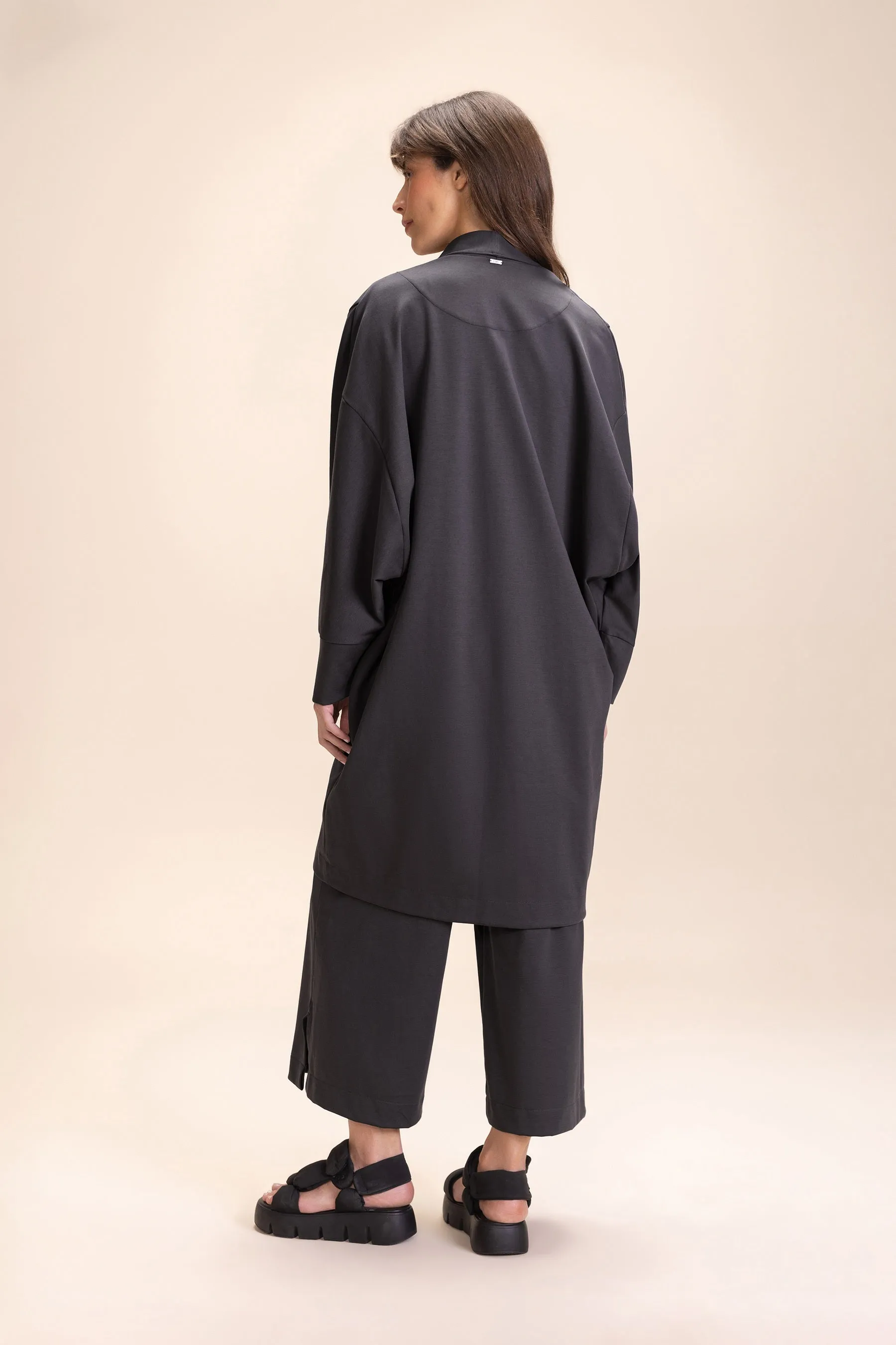 Galax Knit Wrap Coat