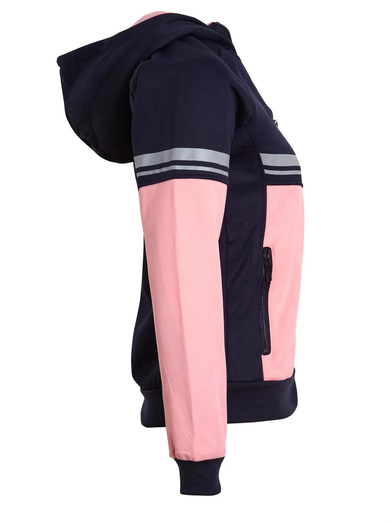 Girls 2 Piece Tracksuit Hoodie Jogger Set, Black, Navy, Ages 3 to 14 Years