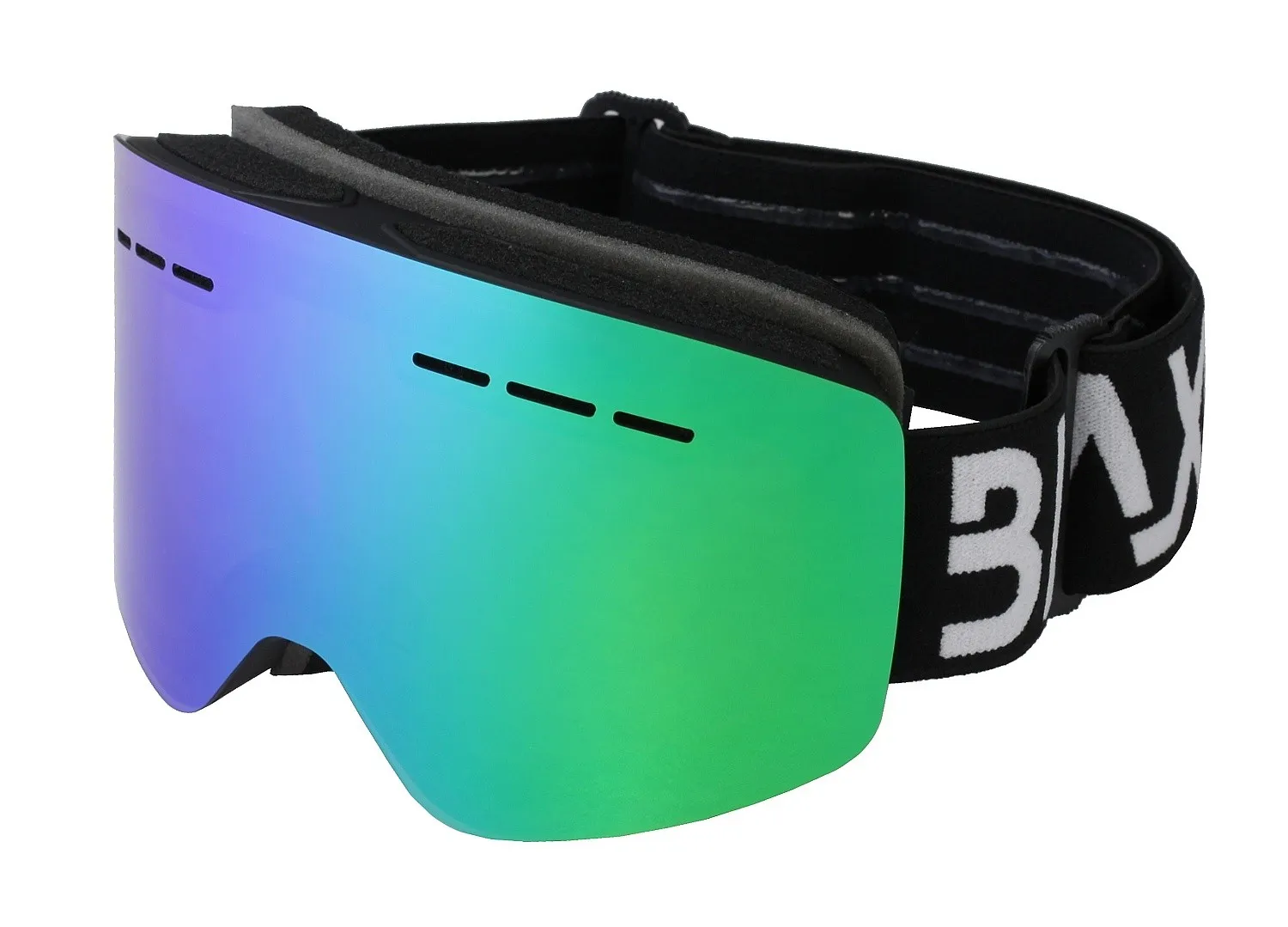 glasses BLAX Fantom - Black/Green Mirror