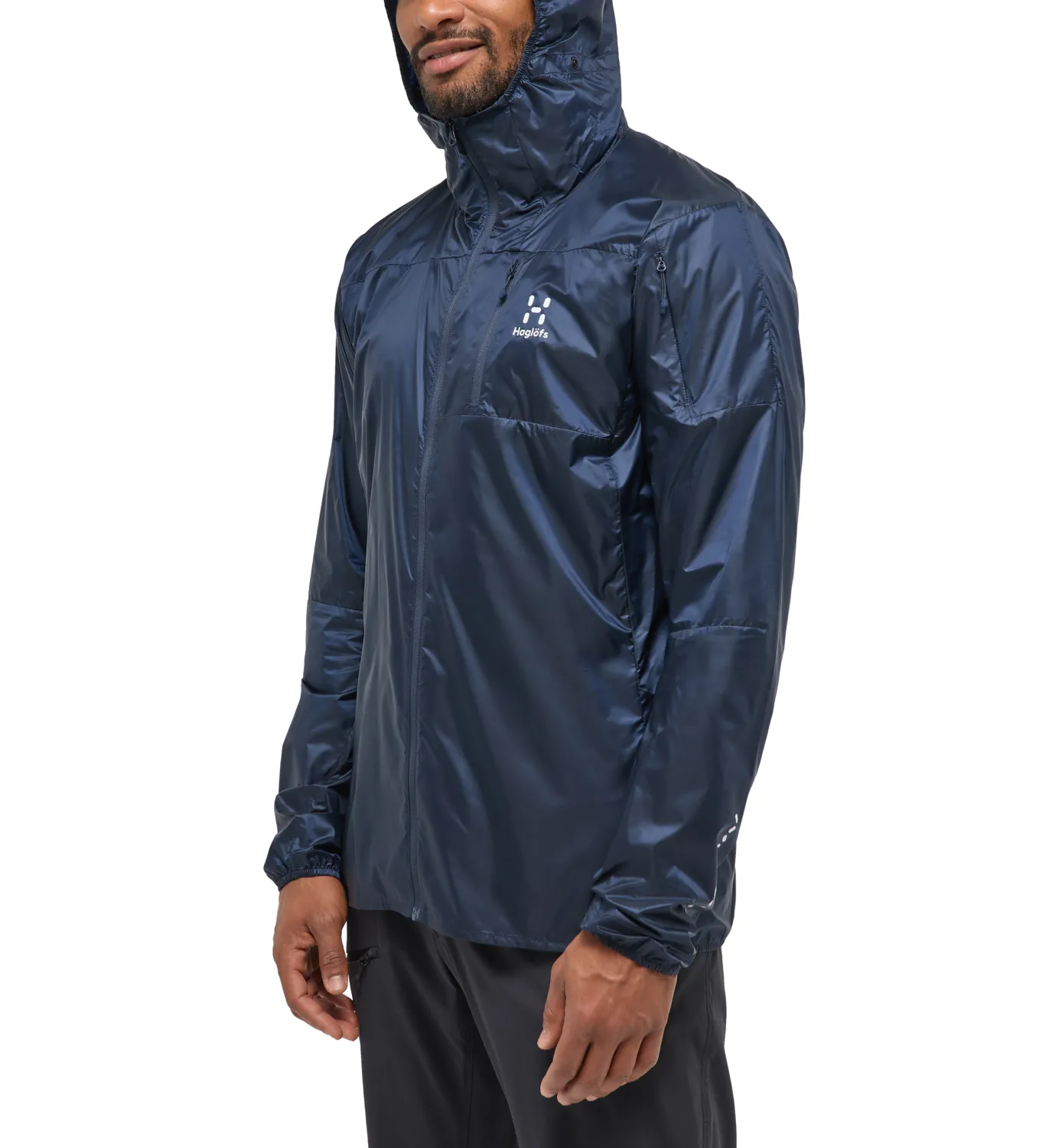 Haglöfs Men's L.I.M Shield Hood Tarn Blue | Buy Haglöfs Men's L.I.M Shield Hood Tarn Blue here | Outnorth