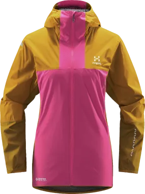 Haglöfs Women's L.I.M Alpha Hood Ultra Pink/Autumn Leaves | Buy Haglöfs Women's L.I.M Alpha Hood Ultra Pink/Autumn Lea