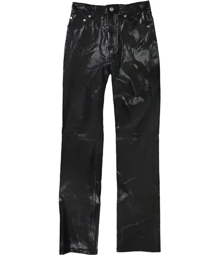 Helmut Lang Womens Patent Casual Trouser Pants