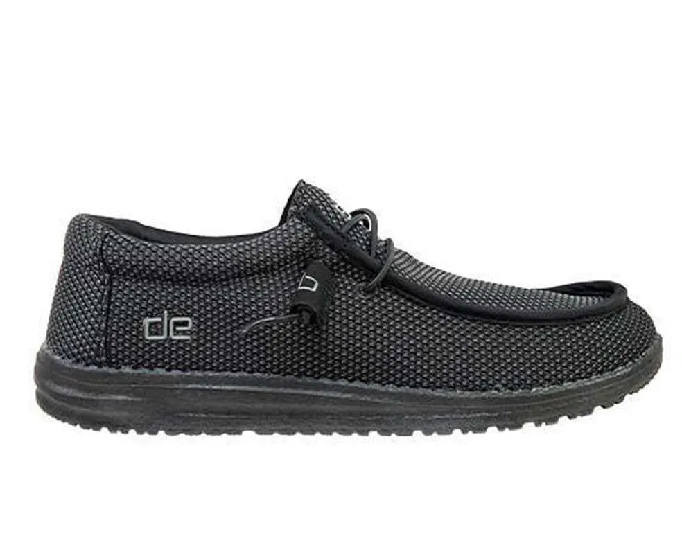 Hey Dude Men’s Wally L Sox Shoes – Black