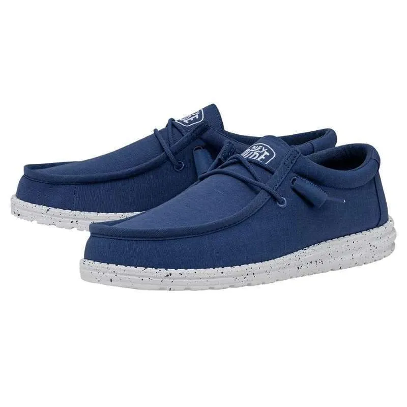 Hey Dude Men’s Wally Slub Canvas Shoes