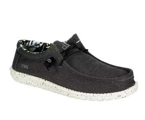 Hey Dude Men’s Wally Stretch Shoes – Black