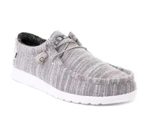 Hey Dude Men’s Wally Stretch Shoes – Granite