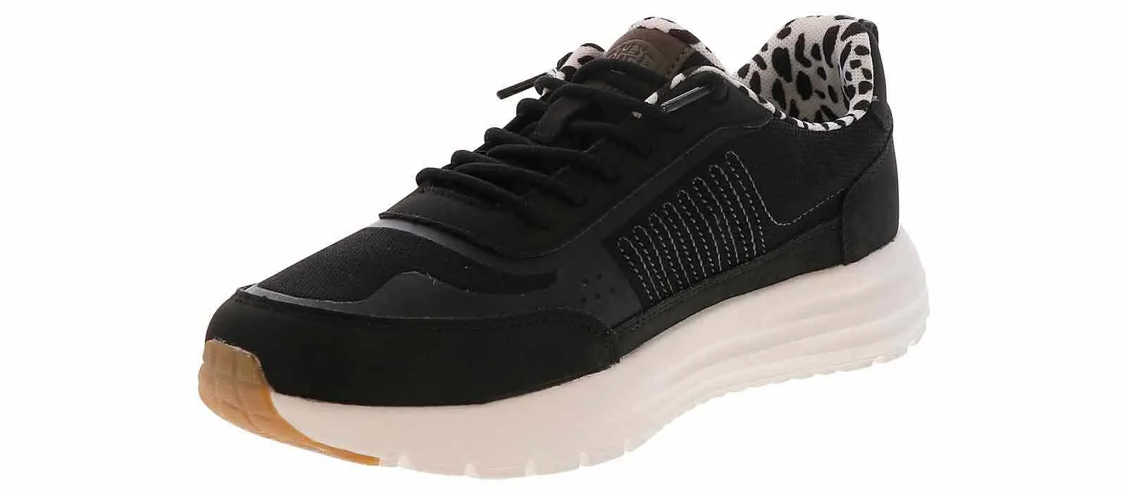 HEYDUDE Sirocco Alta Black Women’s Casual Sneaker