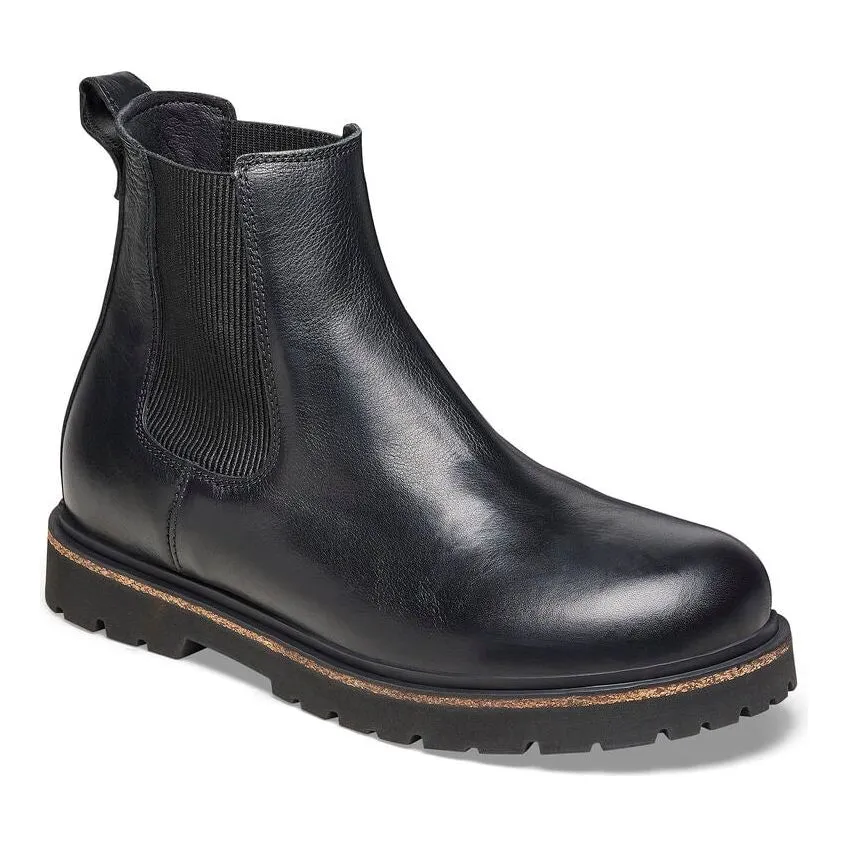 Highwood Slip On Men Leather Boot - Black