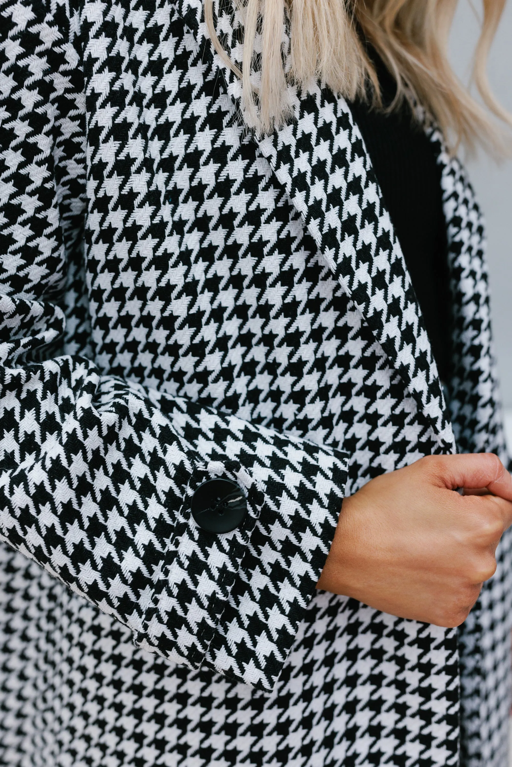 Hollie Coat - Houndstooth