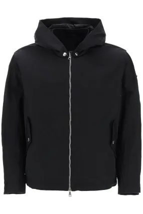 hooded jacket, removable hood, necetto, MTKE24S4265, BLACK