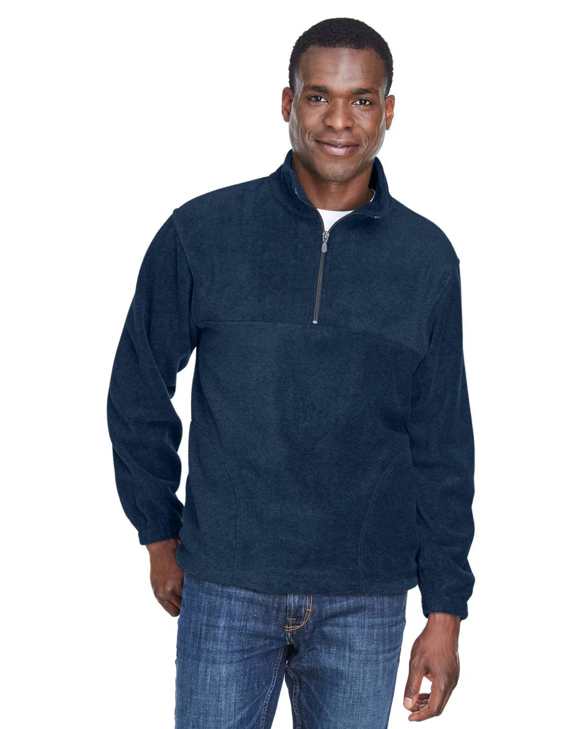 HR Navy 1/4 Zip Fleece Jacket