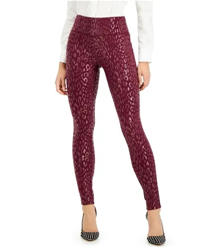 I-N-C Womens Leopard Print Casual Leggings