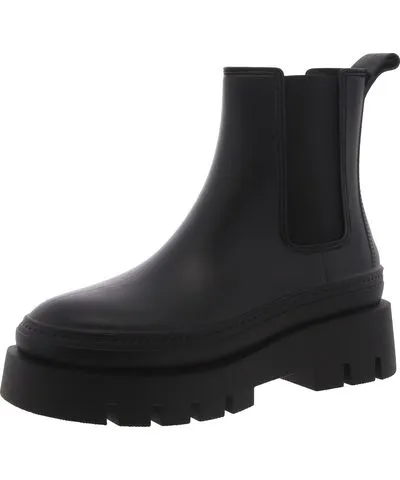 Jeffrey Campbell Rain-Storm Womens Chelsea Boots Pull On