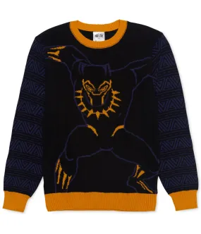 Jem Mens Black Panther Pullover Sweater