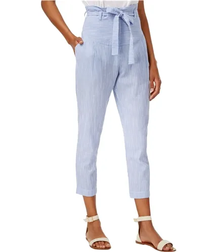 J.O.A. Womens Striped Casual Cropped Pants