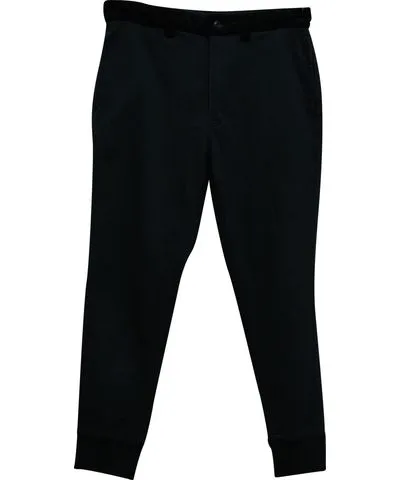 junya watanabe comme des garçons Ankle Pants in Black Cotton