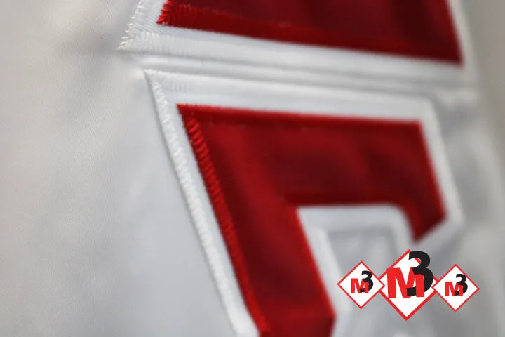 M3 Custom Color Block Satin Baseball Jacket-Delta Sigma Theta