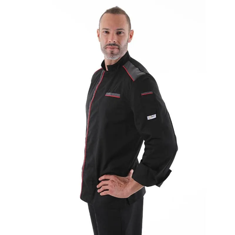 Manelli Men's Fusion Long Sleeve Chef Coat