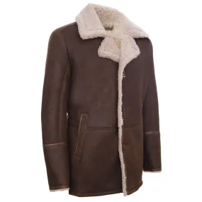 Men's Classic Sheepskin Coat: Carlos